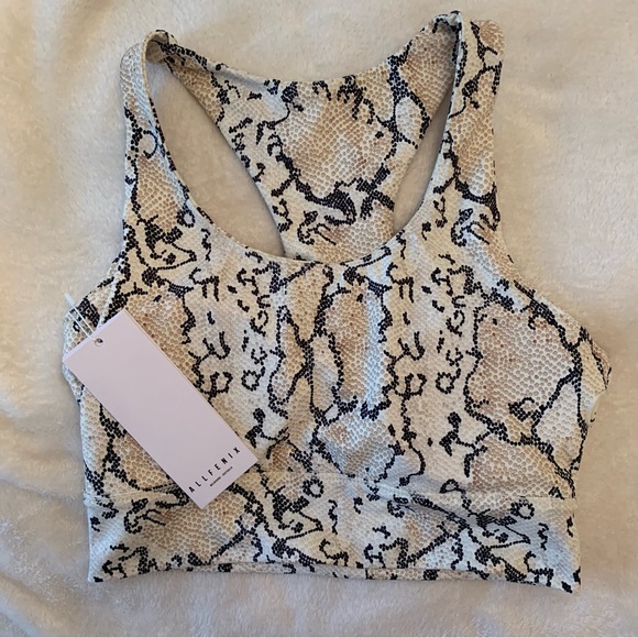 NWT All Fenix python print racerback sports bra - Picture 14 of 14